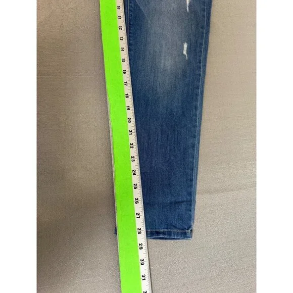 Flying Monkey Jeans Distressed Slim Boyfriend Size 27 Mid Rise Casual Denim - Picture 10 of 13